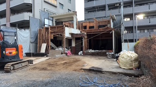 画像:木造2階建住居解体工事(跡地:駐車場)